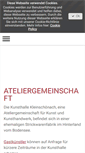 Mobile Screenshot of kunsthalle-kleinschoenach.de